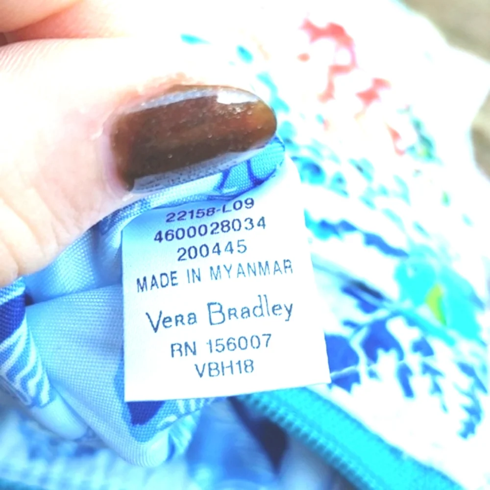 Vera Bradley Shore Thing RFID Mini Hipster Crossbody Bag (1265)